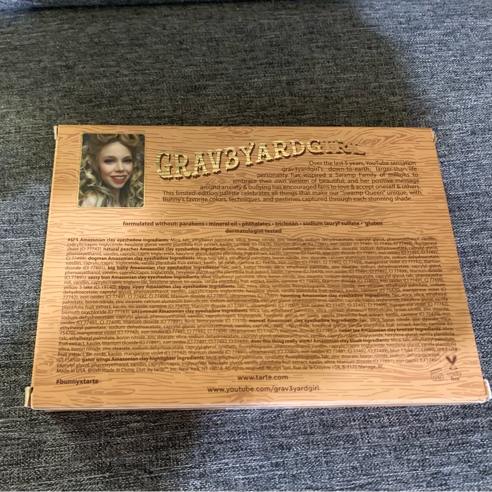 Limited Edition Tarte Graveyard Girl Swamp Queen Pallet- Unused - Picture 4 of 5